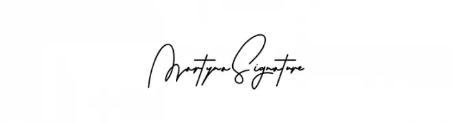Martyna Signature  تنزيل الخطوط