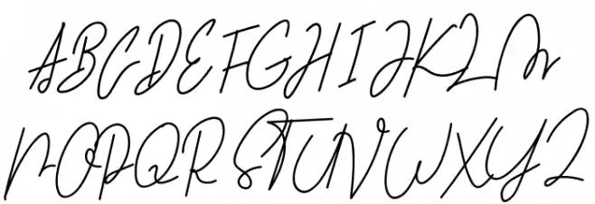 Martyna Signature Schriftart Groß