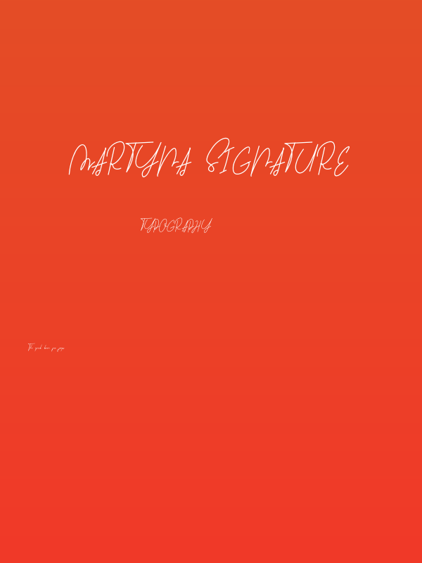 Martyna Signature Poster