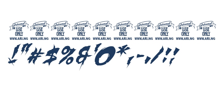 Martyric Personal Use Only(RUS Other Characters