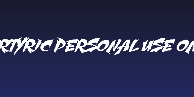 Martyric Personal Use Only Social Header