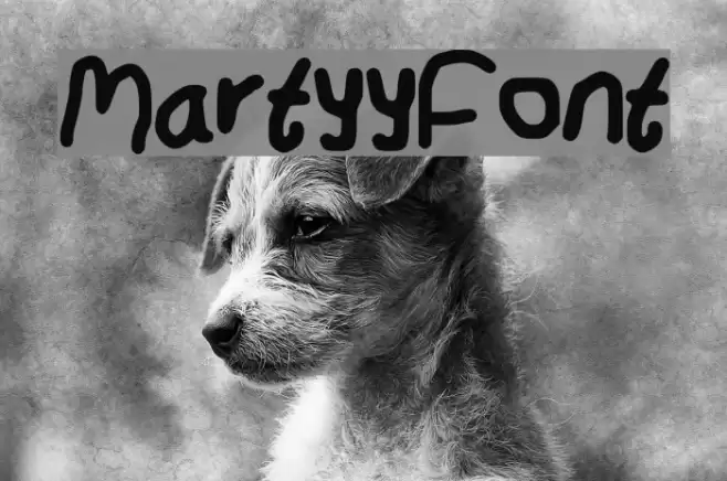 MartyyFont Font examples