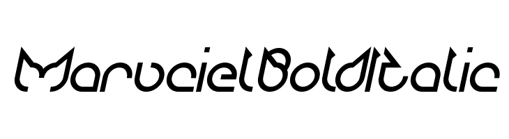 Maruciel Bold Italic  Fuentes Gratis Descargar