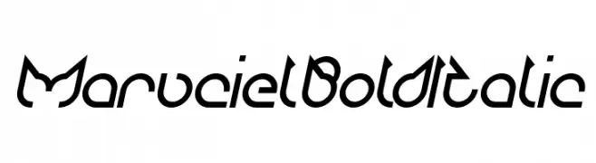 Maruciel Bold Italic  Frei Schriftart Herunterladen