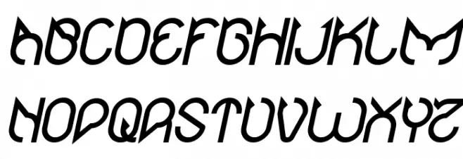 Maruciel Bold Italic خط أحرف كبيرة