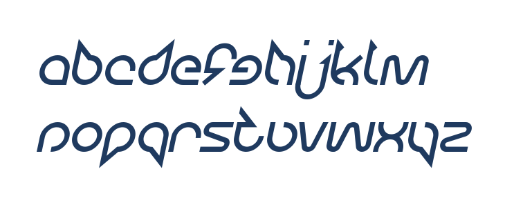 Maruciel Bold Italic Lowercase