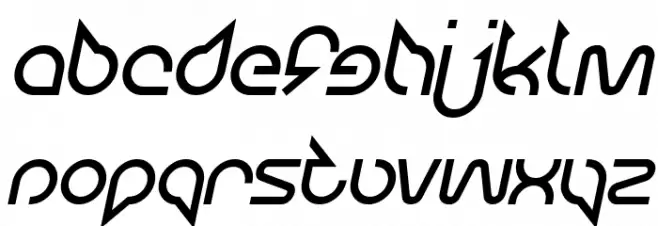 Maruciel Bold Italic Caratteri MINUSCOLO