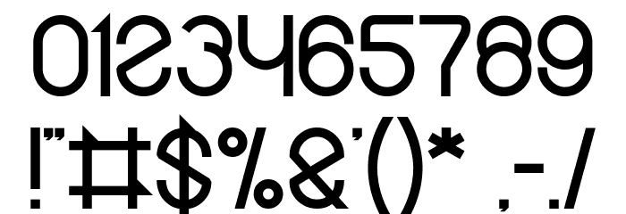 Maruciel Bold Font OTHER CHARS