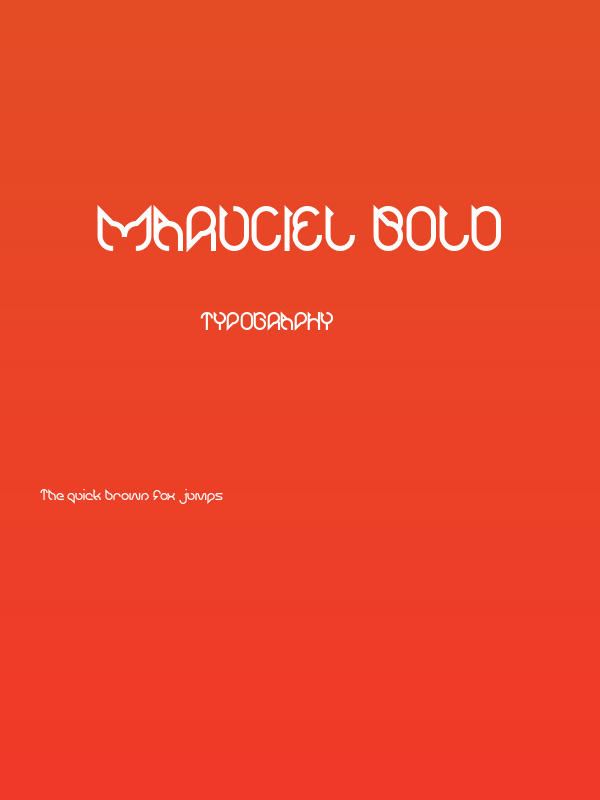Maruciel Bold Poster