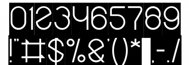 Maruciel-Inverse Font OTHER CHARS