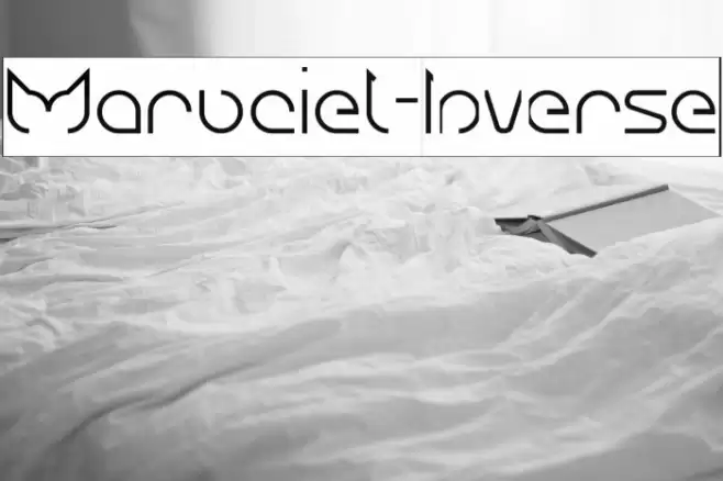 Maruciel-Inverse Font examples