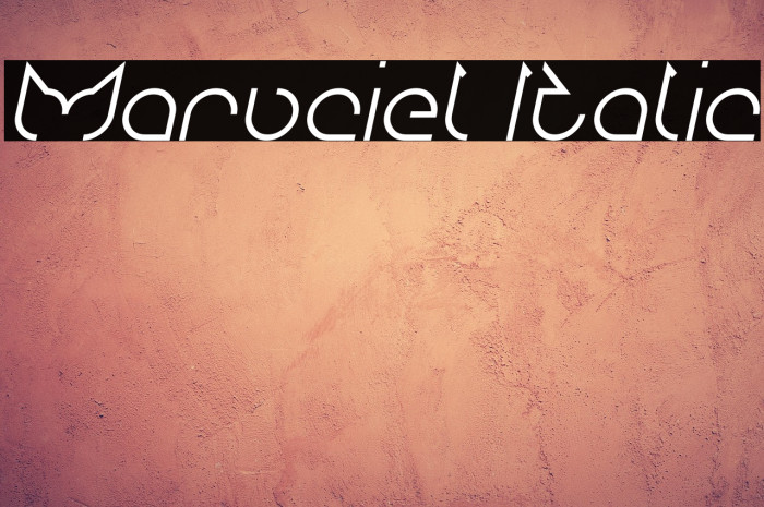 Maruciel Italic Example 2