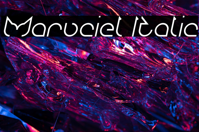 Maruciel Italic Example 3