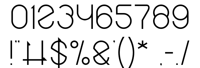 Maruciel-Light Font OTHER CHARS