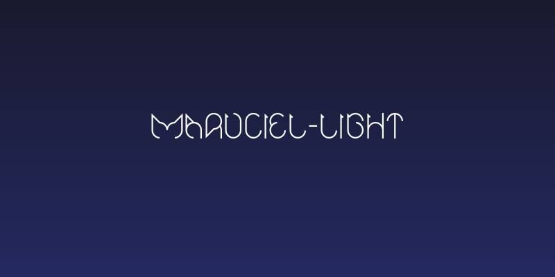 Maruciel-Light Social Header