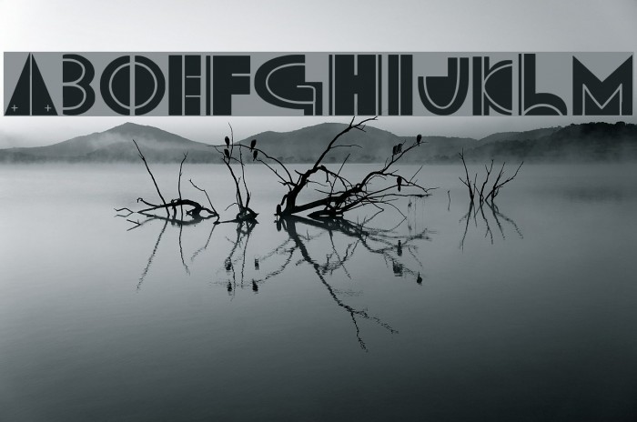 Maruto Skiing Font examples