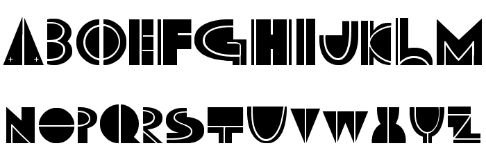 Maruto Skiing Font LOWERCASE