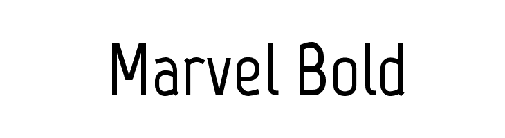 Marvel Bold Font