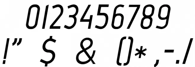 Marvel-BoldItalic Font OTHER CHARS