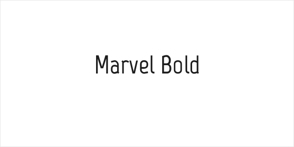 Marvel Bold Logo