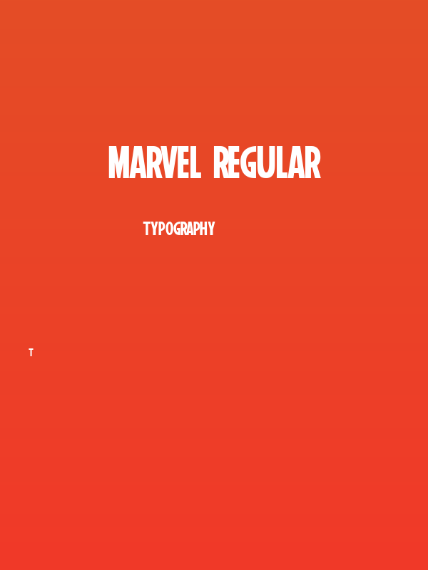 Marvel Regular Poster