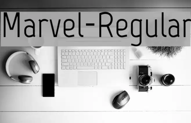 Marvel-Regular Font examples