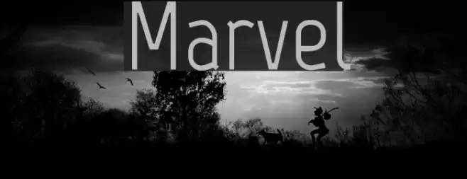 Marvel Font examples