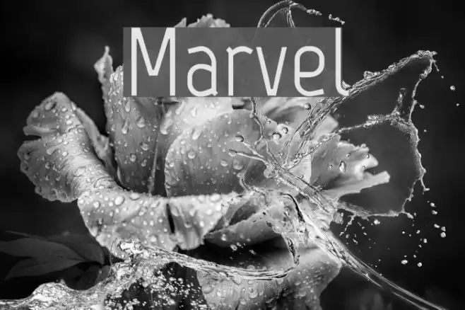 Marvel Font examples