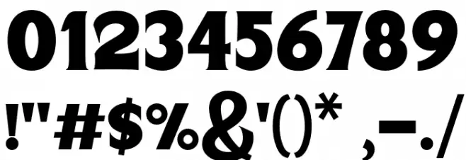 Marvelan Font OTHER CHARS