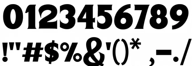 Marvelan Font OTHER CHARS