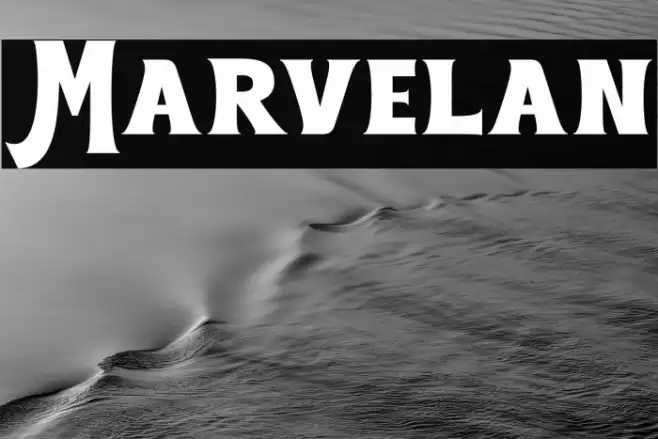 Marvelan Font examples