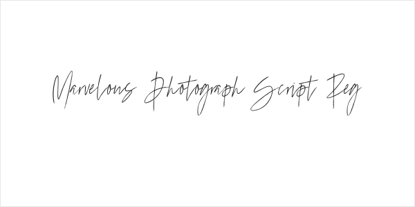 Marvelous Photograph Script Reg Logo