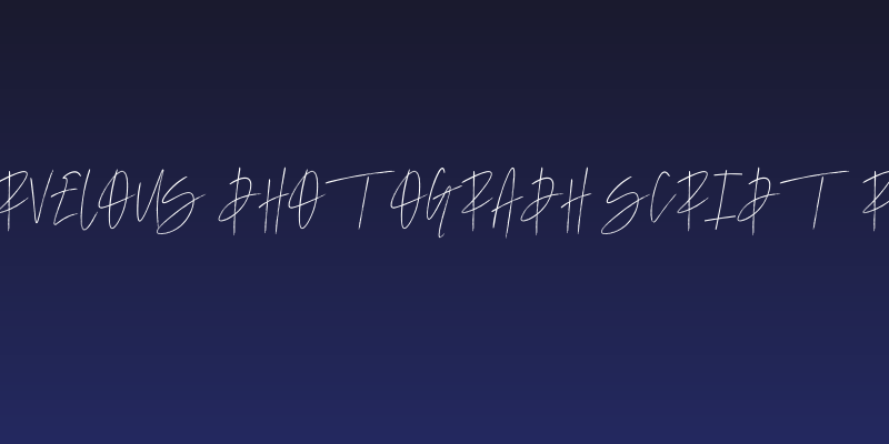 Marvelous Photograph Script Reg Social Header