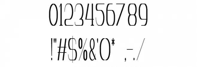 Marvelous Photograph Serif Reg Font OTHER CHARS