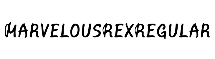 Marvelous Rex Regular  Fuentes Gratis Descargar