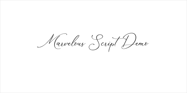Marvelous Script Demo Logo