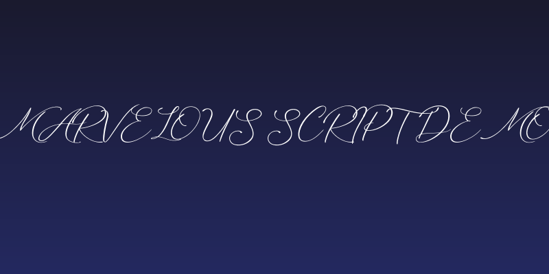 Marvelous Script Demo Social Header