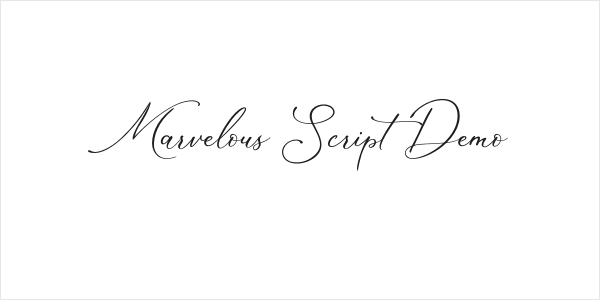 Marvelous Script Demo Logo