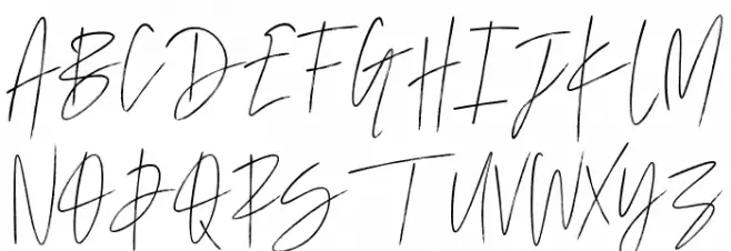 MarvelousPhotographScript-Reg Polices MAJUSCULES