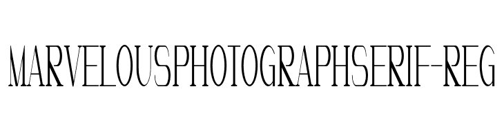 MarvelousPhotographSerif-Reg  font caratteri gratis