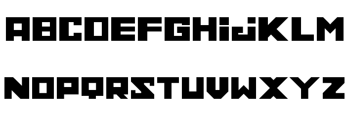 Marvel's Luke Cage Regular Font LOWERCASE