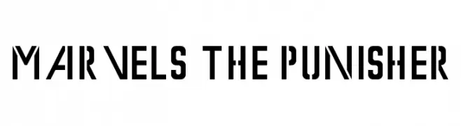 Marvel's The Punisher  Frei Schriftart Herunterladen