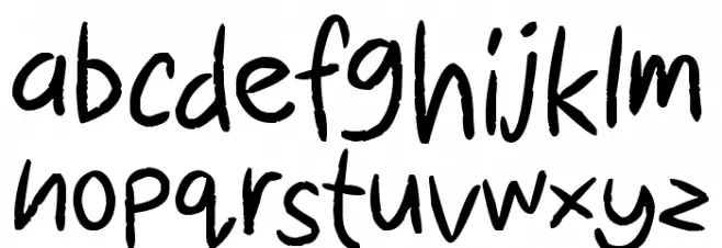 Marvin Sans Caratteri MINUSCOLO