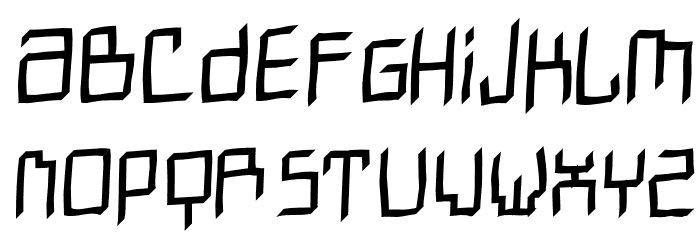 Ninjago font.