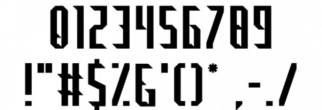 Marvino Bold Font OTHER CHARS