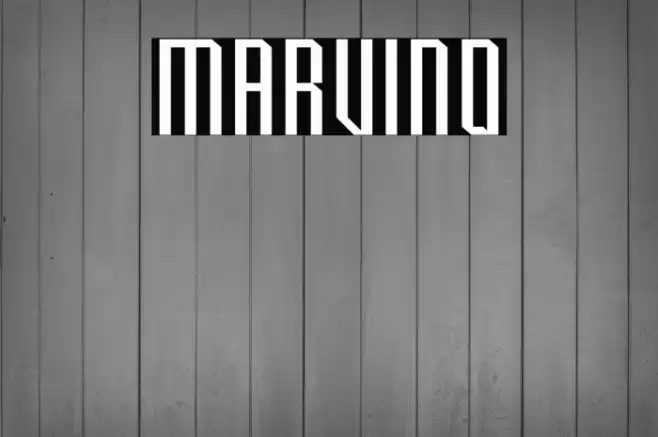 Marvino Font examples