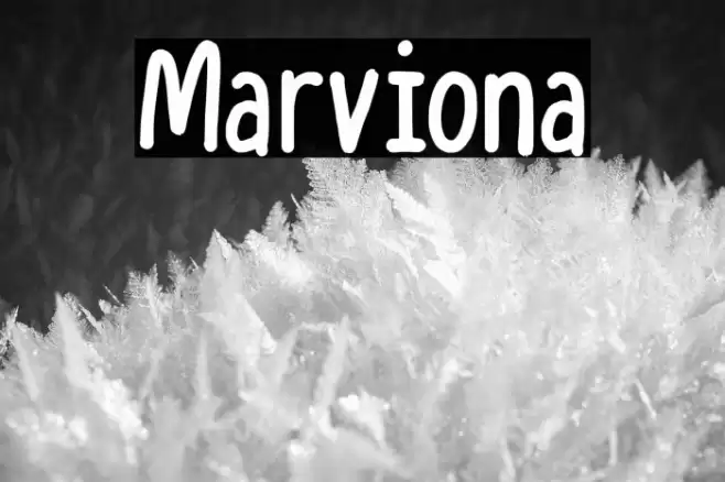 Marviona Font examples