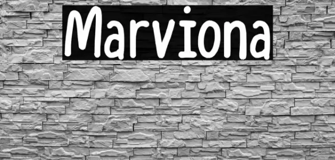Marviona Font examples