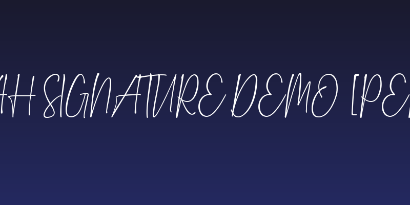 Marwah Signature DEMO [Personal Social Header