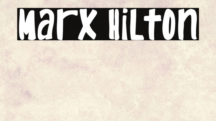 Marx Hilton Example 2